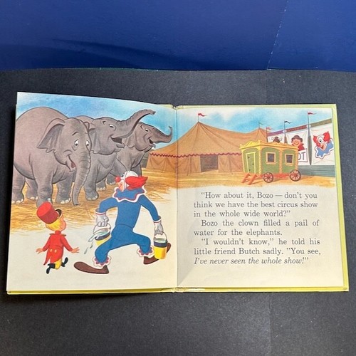 Vintage 1960 Bozo the Clown King of the Ring Whitman Tell A Tales Kids Book - Picture 5 of 10