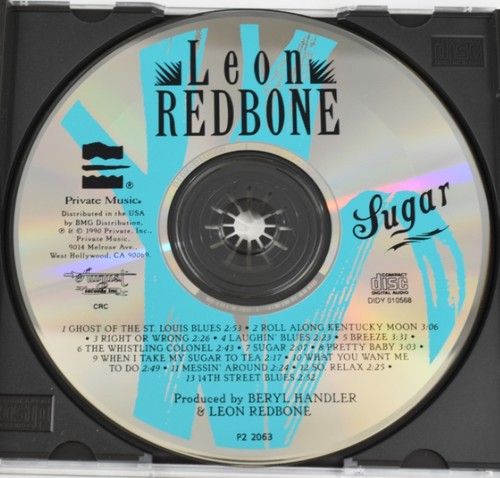 Sugar by Leon Redbone (CD, BMG/August Records, 1990) - Picture 3 of 4