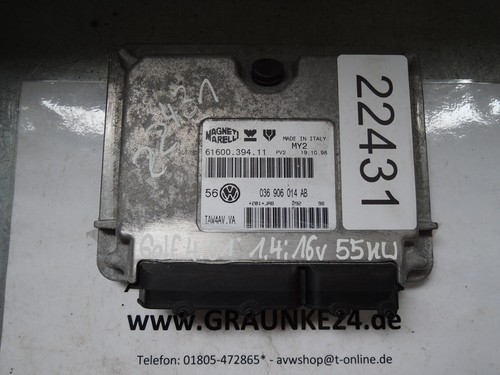 Motorsteuergerät VW Golf 4 1,4i 16V 55kW 036906014AB