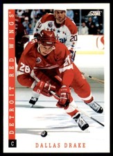 1993-94 Score Dallas Drake Rookie Detroit Red Wings #246