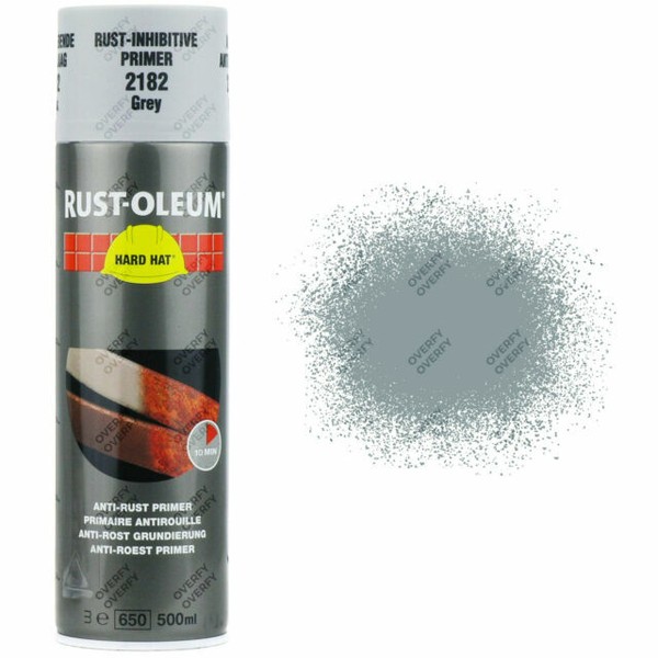 RustOleum 2182 Grey Hard Hat Primer Spray 500ml for sale online eBay