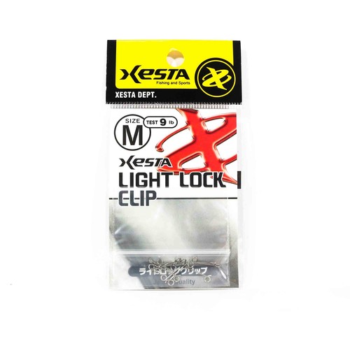 Xesta Hard Lock Snap Silver Size 0 50 lb , 8 pieces (1713