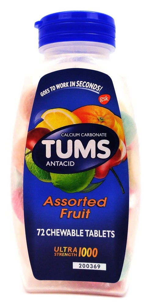 Tums Ultra Strength Heartburn Relief Chewable Antacid Tablets - 72 Count