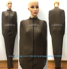 Coffee Spandex Mummy Suit Costumes Unisex Sleeping Bag internal Arm Sleeves F552