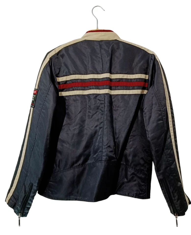 CHEVIGNON Vintage Herren Biker Jacke Gr. S / M Barrona Seven Road Asphalt Rider - Bild 2 von 4