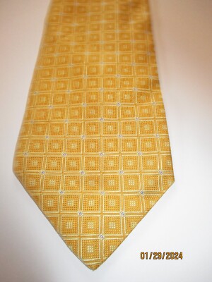 Cravate Homme Robert Talbott 100% Soie Motif Géométrique - Best Of Class Nordstrom - Fabriqué USA