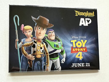 Disneyland AP Toy Story 4 Pixar June 21 Bo Peep Buzz Woody BUTTON Disney Pin 0