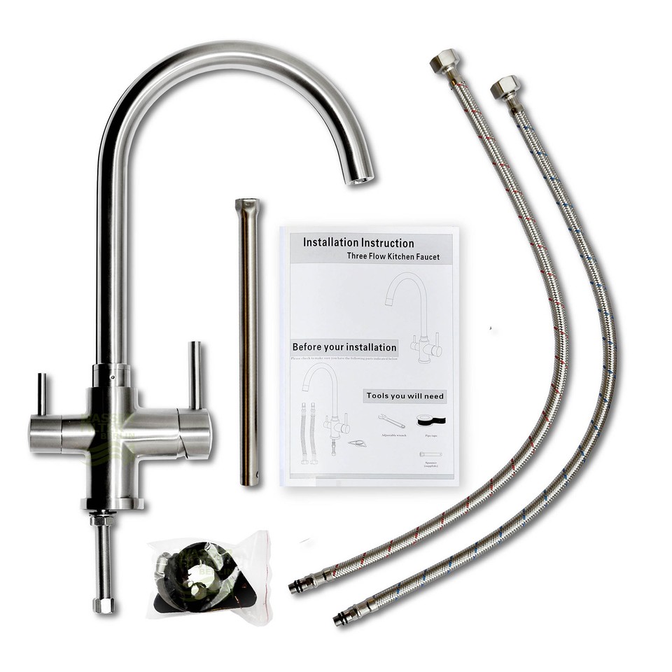 3 IN 1 Stainless Steel Designer Three Way Tap 3Wege Tap New York eBay