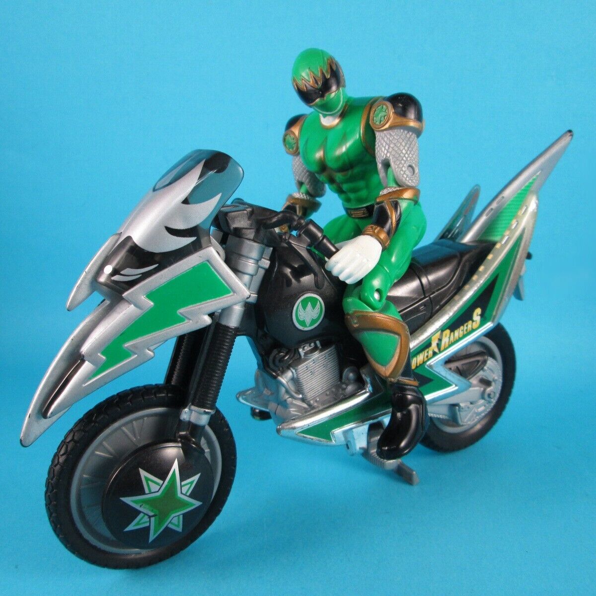Power Rangers Ninja Storm Green Ranger + Tsunami Cycle Power Rangers Ninja Storm Green Ranger + Tsunami Cycle