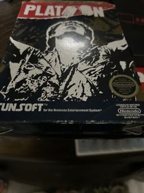Platoon Nintendo NES Authentic Game Cartridge w Sleeve Manual&nbsp;Box Video