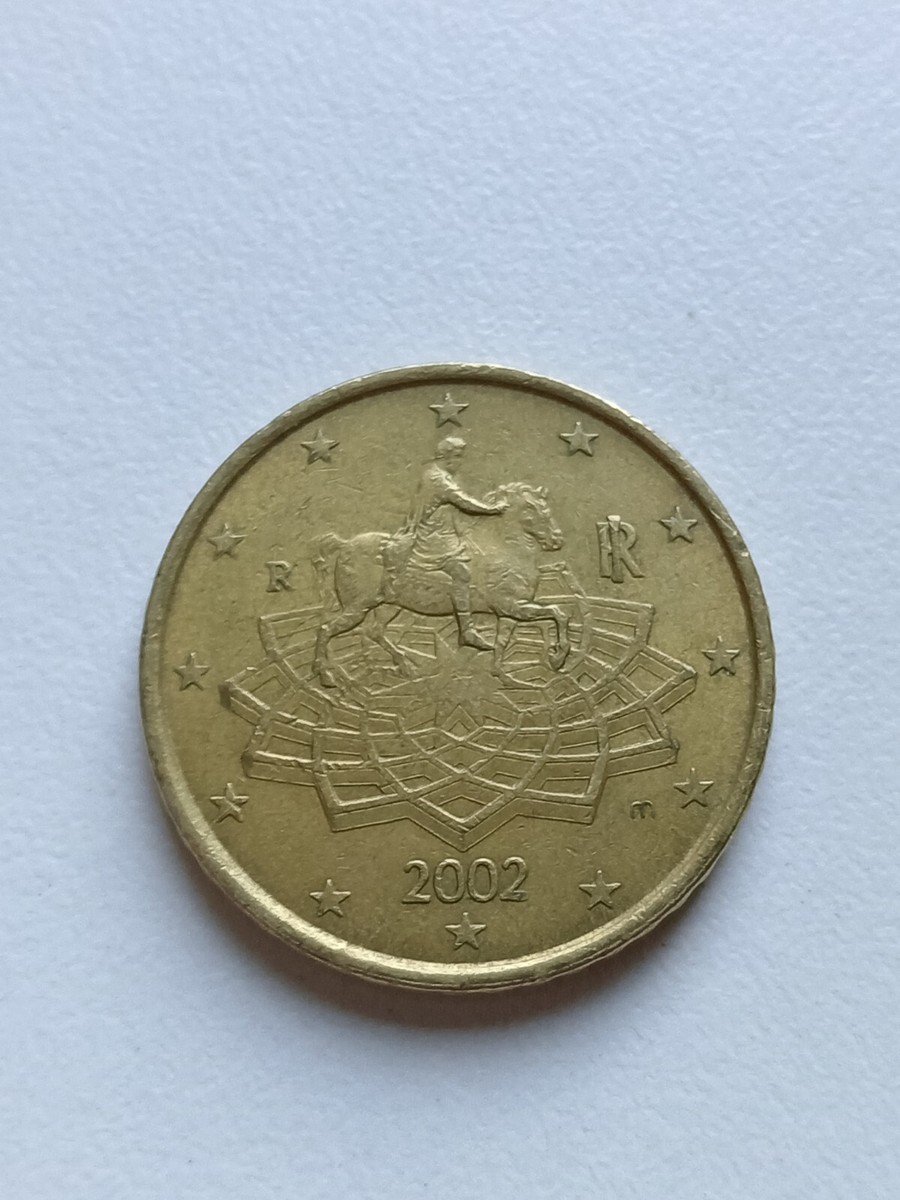Italy Rare 50 Euro Cent 2002-R | eBay
