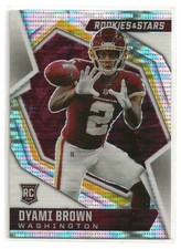 2021 Panini Rookies & Stars Dyami Brown Pulsar Prizm Parallel Rookie Card. rookie card picture