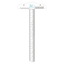 12" Clear Acrylic T-Square Ruler for Easy Reference While Crafting T-Square R...