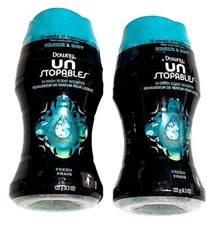 Downy Unstopables In-Wash Scent Booster Beads, Fresh Wonderful 4.3 oz (2 pack)