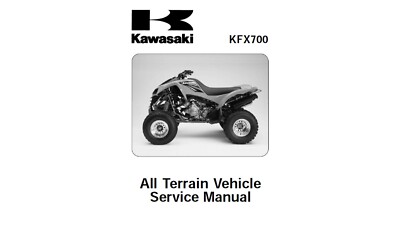 Kawasaki KFX 700 ATV Workshop Service manual (Reprint) | eBay