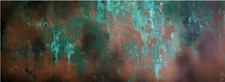 Rust Patina Metal Motorcycle Bike Scooter Car Wrap Vinyl Decal Graphic Blue Teal