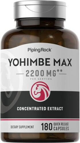 Yohimbe 2200 mg, Yohimbe Supplements for Men, 180 Capsules - Picture 1 of 4