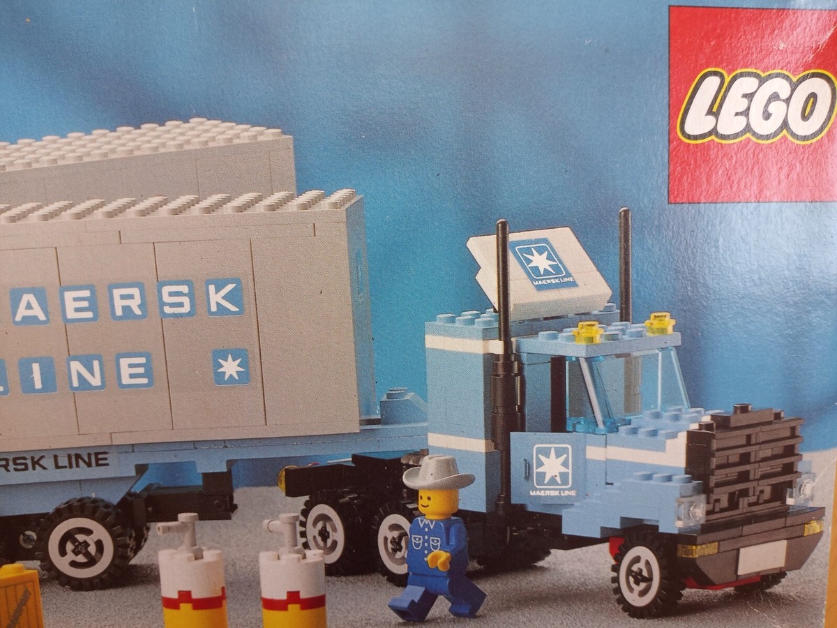 RARE New in Box LEGO 1552 LEGO Maersk Line Container Truck Vintage 