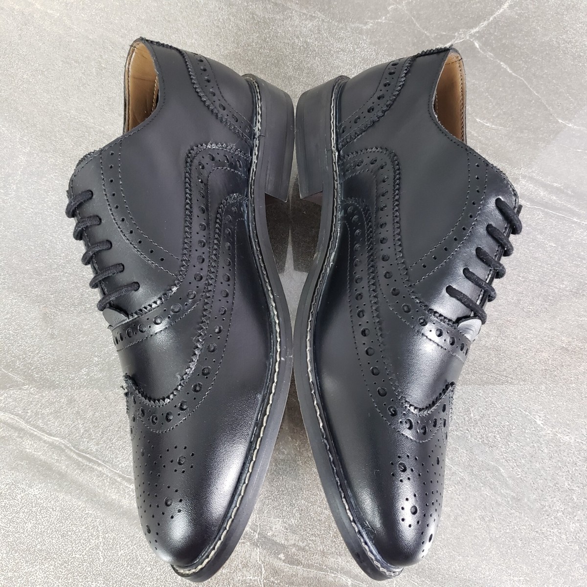 NWB Thomas & Vine Franklin Wingtip Oxford‎ Dress Shoes Black Size 8 Thomas Vine Shoes Mens 8 Black Leather Franklin Wingtip  main image 4