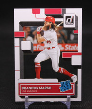 2022 Donruss Baseball Base Rated Rookies #41 Brandon Marsh - Los Angeles Angels