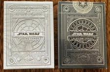 Theory 11 Star Wars Playing Cards 2 Decks Light (White) and Dark (Black) Sealed