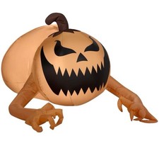 Gemmy Halloween Inflatable Led Pumpkin Monster 4ft Wide Light Up