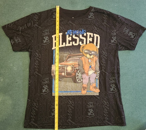 beyond blessed black xl tshirt