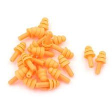 10 PAIRS  Soft Silicone Reusable Ear Plugs Anti Noise Sleep Swim Work UK