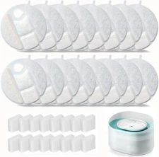 16 Pack Dog Water Fountain Replacement Filters for Petlibro Capsule Dog... 