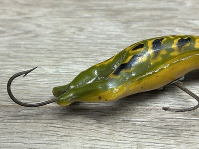 Rare Vintage Heddon Luny Frog Top Fishing Lure Japan | eBay