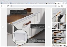 NIB Snugly 36" Transparent Cabinet Door Edge Guard 10PCS 3/4" Thick
