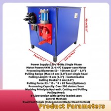4KW 20T Hydraulic Stator Copper Wire Pulling ...
