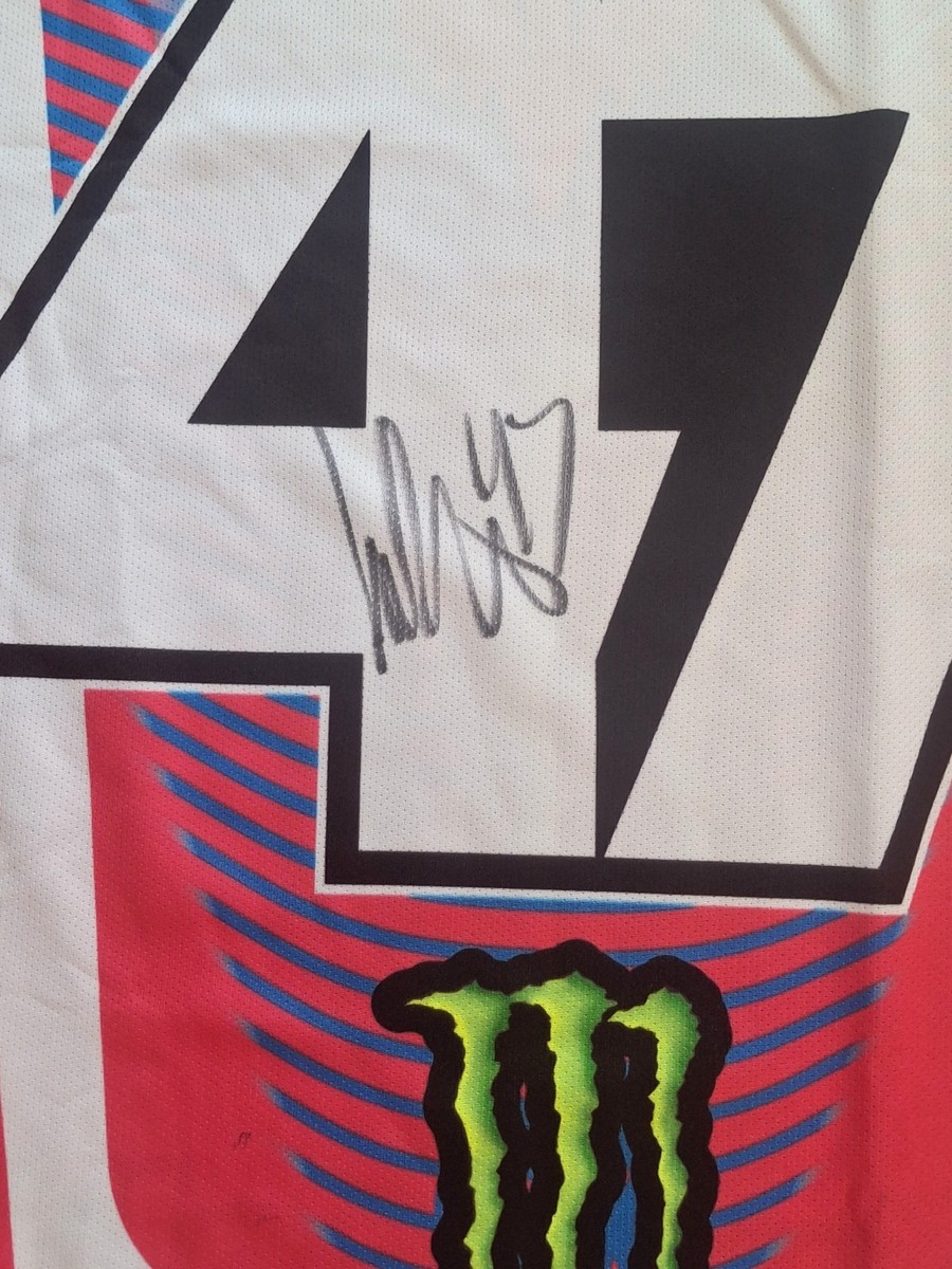 Levi KITCHEN Signed #47 Replica Fox Kawasaki Jersey - Medium - SX