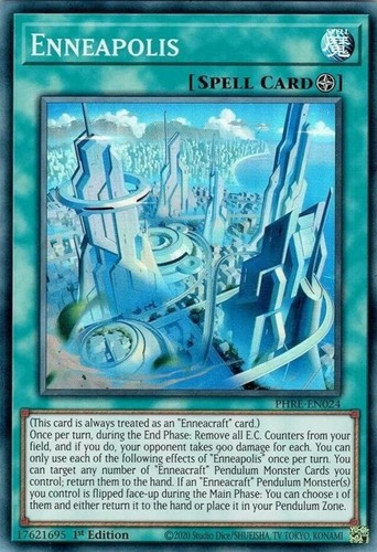 Enneapolis PHRE-EN024 Super Rare 1st Edition Phantom Revenge