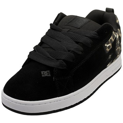 DC Schuhe Court Grafik Skate Sneaker - Schwarze/Gelb-Farben - 46 EU
