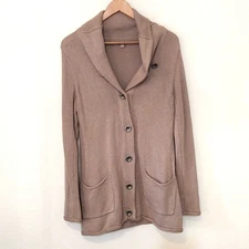 J. Jill cotton angora blend knit cardigan