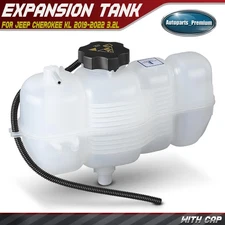 Engine Coolant Reservoir Tank w/ Cap & Hose for Jeep Cherokee KL 2019-2022 3.2L