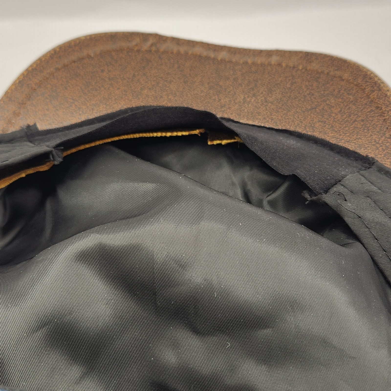 Wool Flat Cap DPC Checkered Patchwork Large XL Me… - image 7