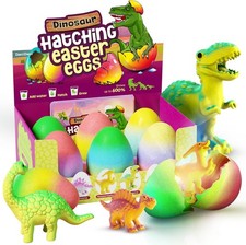 Dinosaur Hatching Eggs Toy 6 Pack Grow Dino Eggs 600 Easter Basket Stuffers