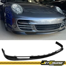Fits 07-13 Porsche 911 997 OE Style Front Bumper Lip Spoiler Bodykit Black PU