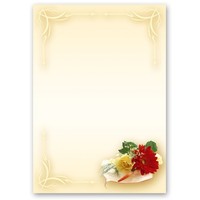 Motiv-Briefpapier Blumenbukett - Din A5 Format 50 Blatt
