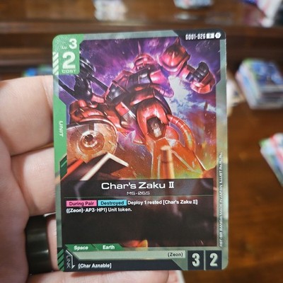 English Gundam Card Game Beta - Char s Zaku II GD01-026
