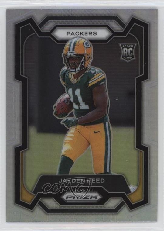 2023 Panini Prizm Rookies Silver Prizm Jayden Reed #334 1dq4