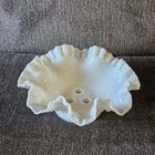 Vintage Fenton Milk Glass White Hobnail Epergne BASE ONLY Fast Shipping