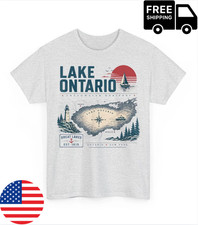 Lake Ontario Map Vintage Lake Ontario Est 161...