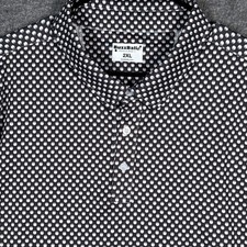 Buzzballz Polo Shirt Mens 2xl Cocktail Drink All Over Print Aop Performance Golf