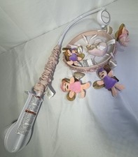 Baby Crib Music Fairy Mobile Pink Heart Fairies Musical Lullaby Nursery Decor