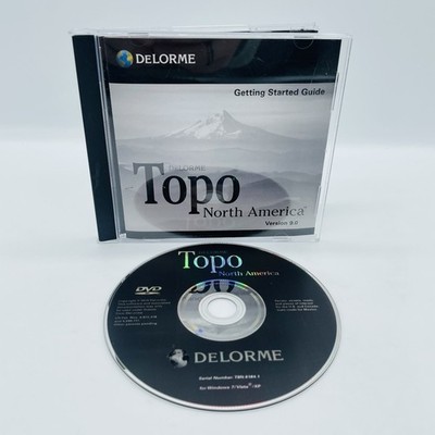 Delorme Topo North America Version 9.0 CD ROM Getting Started Guide B165