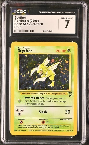 Scyther graded CGC 7 for sale on eBay