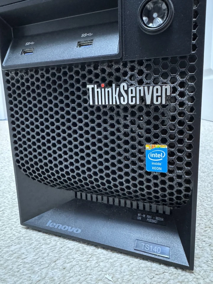 Lenovo ThinkServer TS140 Intel Xeon E3-1226 3.3GHz 16GB RAM 1TB HDD Tower Server - Image 2 of 4
